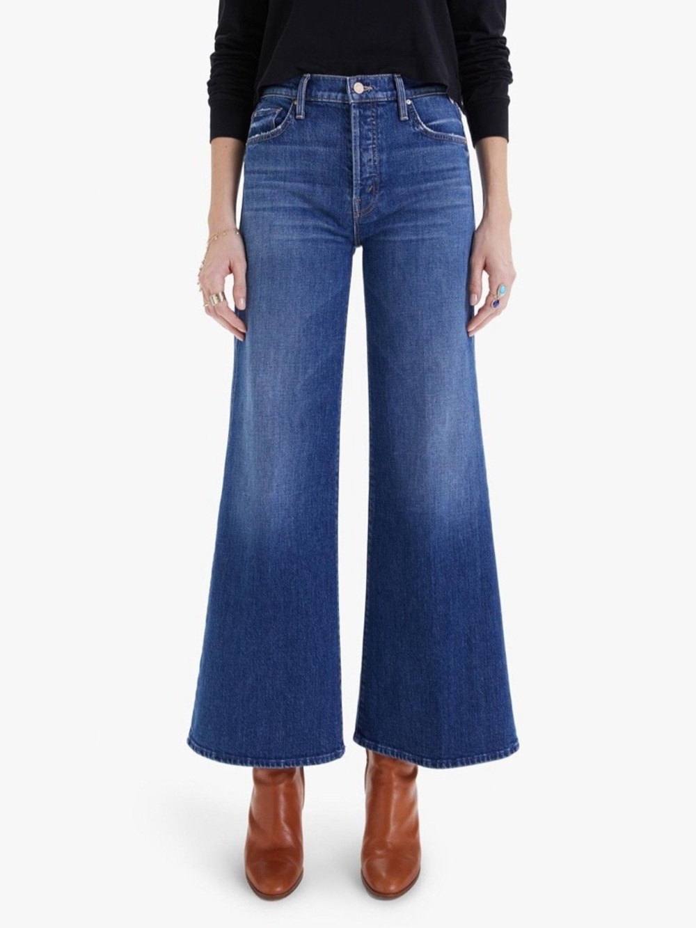 NEW Mother The Tomcat Roller Jeans in Nature Touch Base